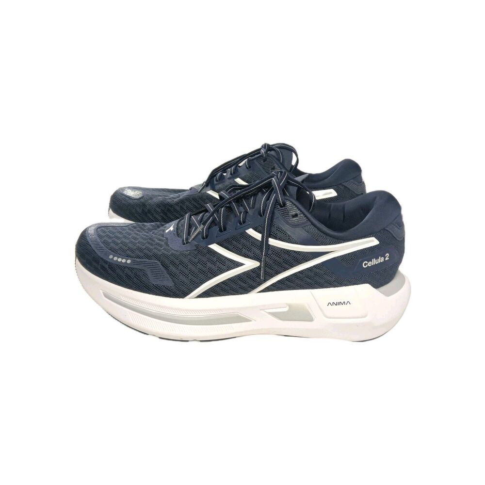 Diadora Cellula 2 Running Shoes Men's Size 12.5 - Blue White Retail $185